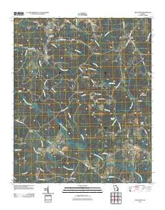 Philomath Georgia Historical topographic map, 1:24000 scale, 7.5 X 7.5 Minute, Year 2011