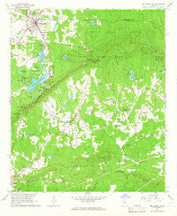 Pine Mountain Georgia Historical topographic map, 1:24000 scale, 7.5 X 7.5 Minute, Year 1964
