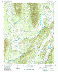 Plainville Georgia Historical topographic map, 1:24000 scale, 7.5 X 7.5 Minute, Year 1968