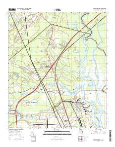Port Wentworth Georgia Current topographic map, 1:24000 scale, 7.5 X 7.5 Minute, Year 2014