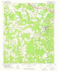 Porterdale Georgia Historical topographic map, 1:24000 scale, 7.5 X 7.5 Minute, Year 1964