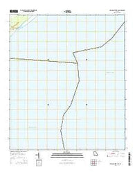 Raccoon Key OE S Georgia Current topographic map, 1:24000 scale, 7.5 X 7.5 Minute, Year 2014