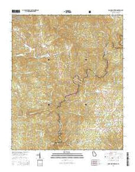 Rainy Mountain Georgia Current topographic map, 1:24000 scale, 7.5 X 7.5 Minute, Year 2014