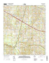 Register Georgia Current topographic map, 1:24000 scale, 7.5 X 7.5 Minute, Year 2014