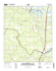 Riceboro Georgia Current topographic map, 1:24000 scale, 7.5 X 7.5 Minute, Year 2014