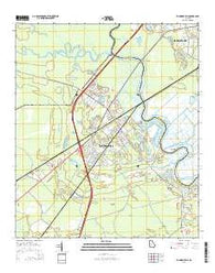Richmond Hill Georgia Current topographic map, 1:24000 scale, 7.5 X 7.5 Minute, Year 2014