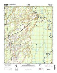 Rincon Georgia Current topographic map, 1:24000 scale, 7.5 X 7.5 Minute, Year 2014