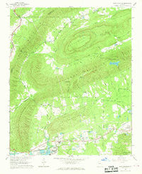 Rock Mountain Georgia Historical topographic map, 1:24000 scale, 7.5 X 7.5 Minute, Year 1967