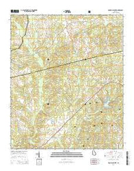 Rock Eagle Lake Georgia Current topographic map, 1:24000 scale, 7.5 X 7.5 Minute, Year 2014
