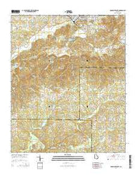Rockmart South Georgia Current topographic map, 1:24000 scale, 7.5 X 7.5 Minute, Year 2014