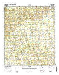 Roper Georgia Current topographic map, 1:24000 scale, 7.5 X 7.5 Minute, Year 2014