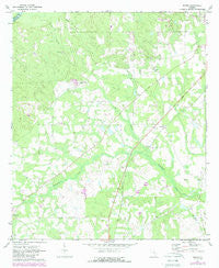 Roper Georgia Historical topographic map, 1:24000 scale, 7.5 X 7.5 Minute, Year 1971