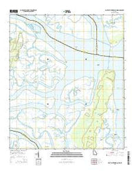 Saint Catherines Sound Georgia Current topographic map, 1:24000 scale, 7.5 X 7.5 Minute, Year 2014