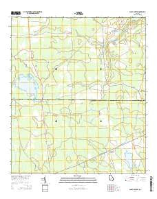 Sandy Bottom Georgia Current topographic map, 1:24000 scale, 7.5 X 7.5 Minute, Year 2014