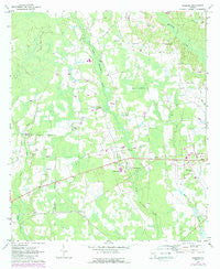 Sessoms Georgia Historical topographic map, 1:24000 scale, 7.5 X 7.5 Minute, Year 1971