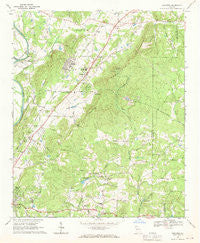 Shannon Georgia Historical topographic map, 1:24000 scale, 7.5 X 7.5 Minute, Year 1968