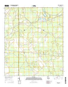 Sirmans Georgia Current topographic map, 1:24000 scale, 7.5 X 7.5 Minute, Year 2014