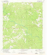 Smithboro Georgia Historical topographic map, 1:24000 scale, 7.5 X 7.5 Minute, Year 1972