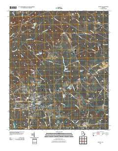 Sparta Georgia Historical topographic map, 1:24000 scale, 7.5 X 7.5 Minute, Year 2011