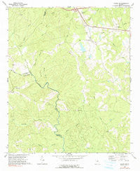 Sparta NE Georgia Historical topographic map, 1:24000 scale, 7.5 X 7.5 Minute, Year 1972