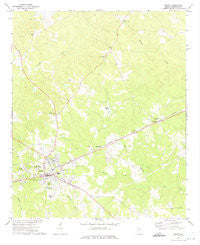 Sparta Georgia Historical topographic map, 1:24000 scale, 7.5 X 7.5 Minute, Year 1972