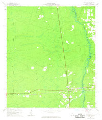 St George Georgia Historical topographic map, 1:24000 scale, 7.5 X 7.5 Minute, Year 1966