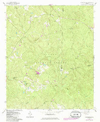 Stanfordville Georgia Historical topographic map, 1:24000 scale, 7.5 X 7.5 Minute, Year 1964