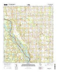 Steam Mill Georgia Current topographic map, 1:24000 scale, 7.5 X 7.5 Minute, Year 2014