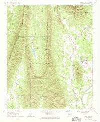 Sugar Valley Georgia Historical topographic map, 1:24000 scale, 7.5 X 7.5 Minute, Year 1967