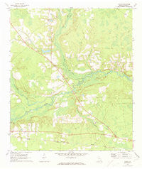 Talmo Georgia Historical topographic map, 1:24000 scale, 7.5 X 7.5 Minute, Year 1971