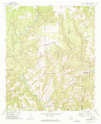 Tazewell North Georgia Historical topographic map, 1:24000 scale, 7.5 X 7.5 Minute, Year 1971