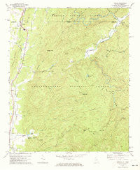 Tennga Georgia Historical topographic map, 1:24000 scale, 7.5 X 7.5 Minute, Year 1968
