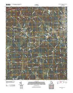 Thomson West Georgia Historical topographic map, 1:24000 scale, 7.5 X 7.5 Minute, Year 2011