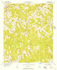 Tignall Georgia Historical topographic map, 1:24000 scale, 7.5 X 7.5 Minute, Year 1955