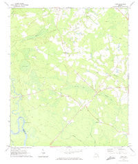 Tison Georgia Historical topographic map, 1:24000 scale, 7.5 X 7.5 Minute, Year 1970
