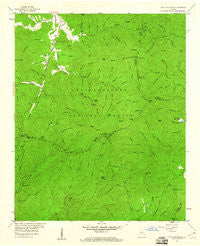 Tray Mountain Georgia Historical topographic map, 1:24000 scale, 7.5 X 7.5 Minute, Year 1957