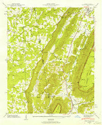 Trenton Georgia Historical topographic map, 1:24000 scale, 7.5 X 7.5 Minute, Year 1946