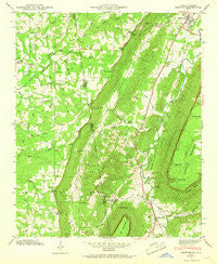 Trenton Georgia Historical topographic map, 1:24000 scale, 7.5 X 7.5 Minute, Year 1946