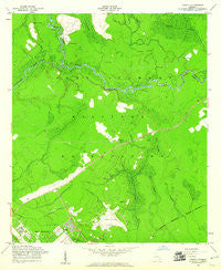 Trinity Georgia Historical topographic map, 1:24000 scale, 7.5 X 7.5 Minute, Year 1958