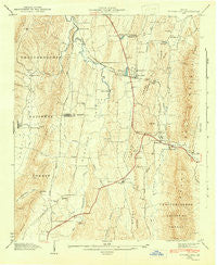 Tunnel Hill Georgia Historical topographic map, 1:24000 scale, 7.5 X 7.5 Minute, Year 1943