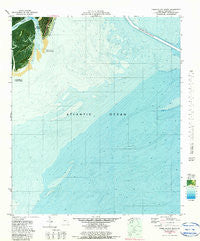 Tybee Island South Georgia Historical topographic map, 1:24000 scale, 7.5 X 7.5 Minute, Year 1979
