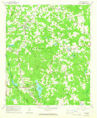 Tyrone Georgia Historical topographic map, 1:24000 scale, 7.5 X 7.5 Minute, Year 1965