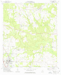Unadilla Georgia Historical topographic map, 1:24000 scale, 7.5 X 7.5 Minute, Year 1973