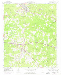 Union Point Georgia Historical topographic map, 1:24000 scale, 7.5 X 7.5 Minute, Year 1965