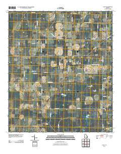Vada Georgia Historical topographic map, 1:24000 scale, 7.5 X 7.5 Minute, Year 2011