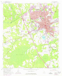 Valdosta Georgia Historical topographic map, 1:24000 scale, 7.5 X 7.5 Minute, Year 1961