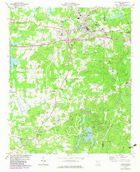 Villa Rica Georgia Historical topographic map, 1:24000 scale, 7.5 X 7.5 Minute, Year 1973