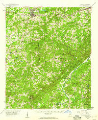 Villa Rica Georgia Historical topographic map, 1:62500 scale, 15 X 15 Minute, Year 1958