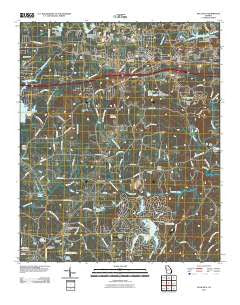 Villa Rica Georgia Historical topographic map, 1:24000 scale, 7.5 X 7.5 Minute, Year 2011