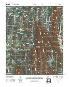 Villanow Georgia Historical topographic map, 1:24000 scale, 7.5 X 7.5 Minute, Year 2011